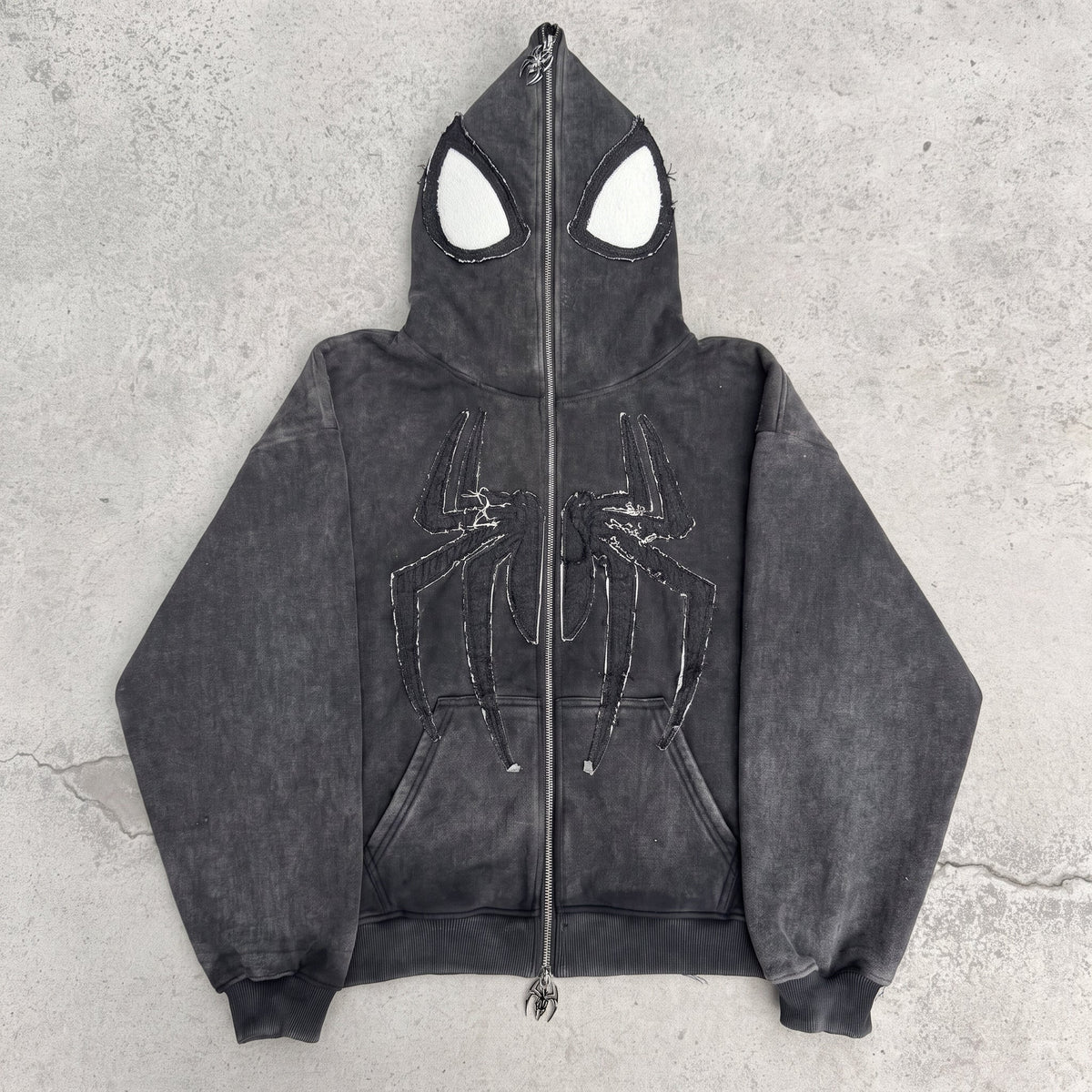 Unisex Spider Casual Full-Zip Hoodie Sweatshirt