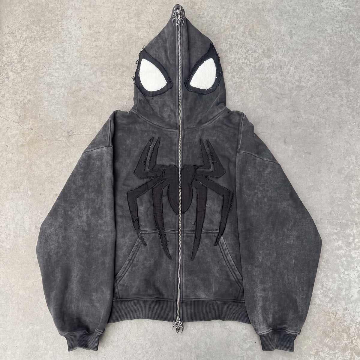 Unisex Spider Casual Full-Zip Hoodie Sweatshirt