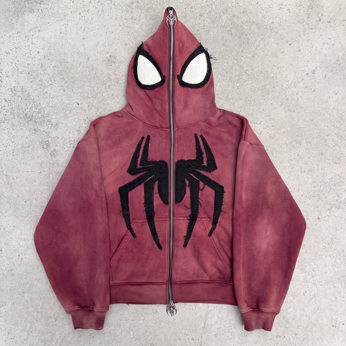 Unisex Spider Casual Full-Zip Hoodie Sweatshirt